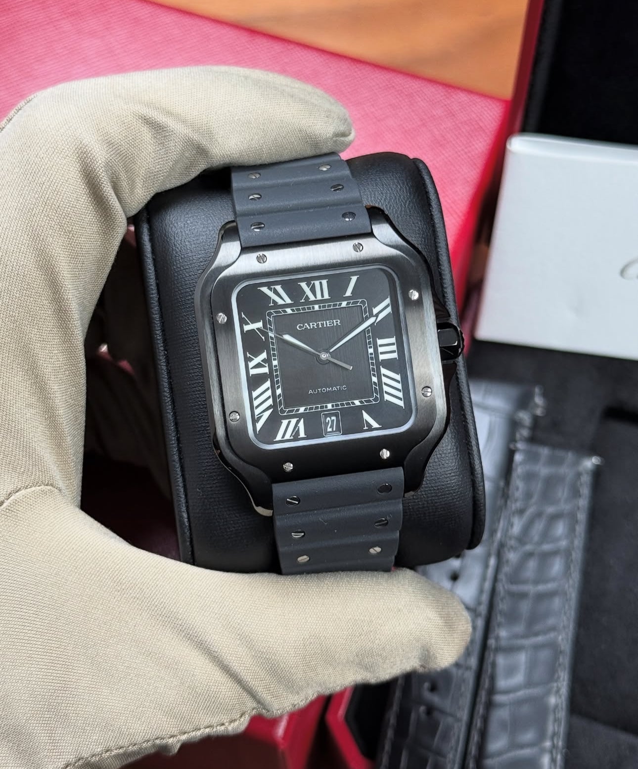 CARTIER SANTOS BLACK