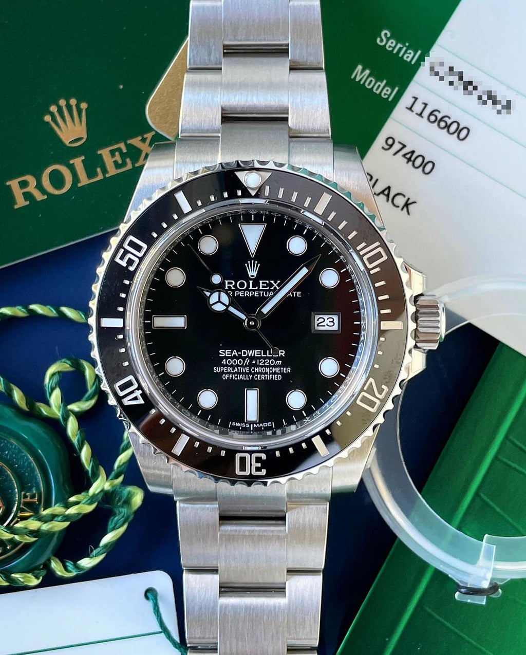 ROLEX SEA DWELLER BLACK DIAL