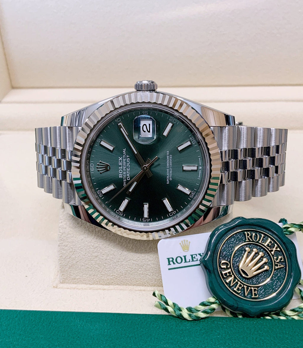 ROLEX DATEJUST JUBILÉE MINT GREEN