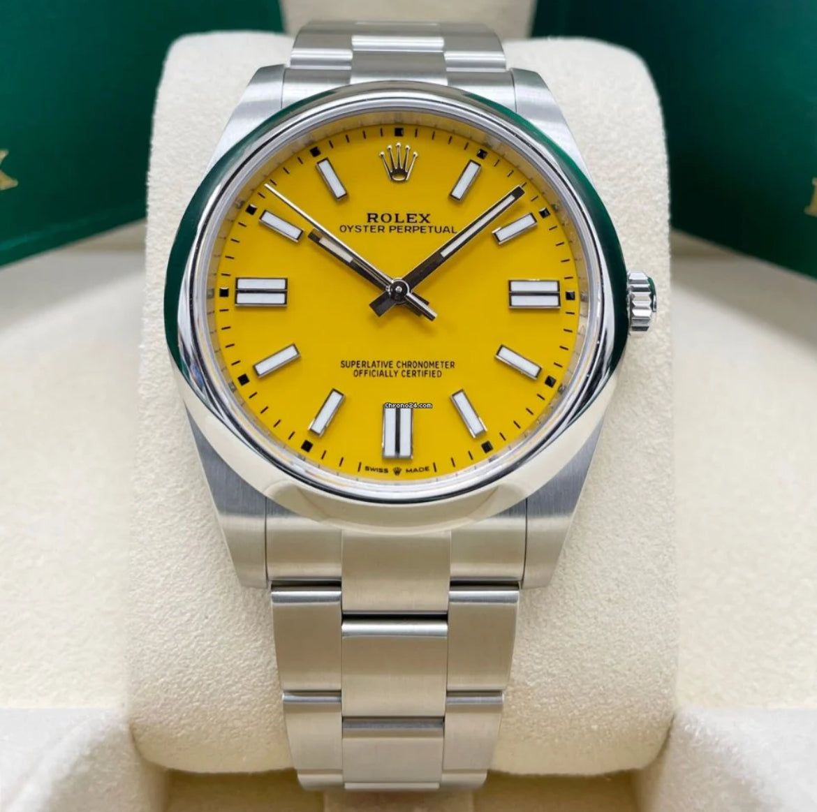 ROLEX OYSTER PERPETUAL GIALLO