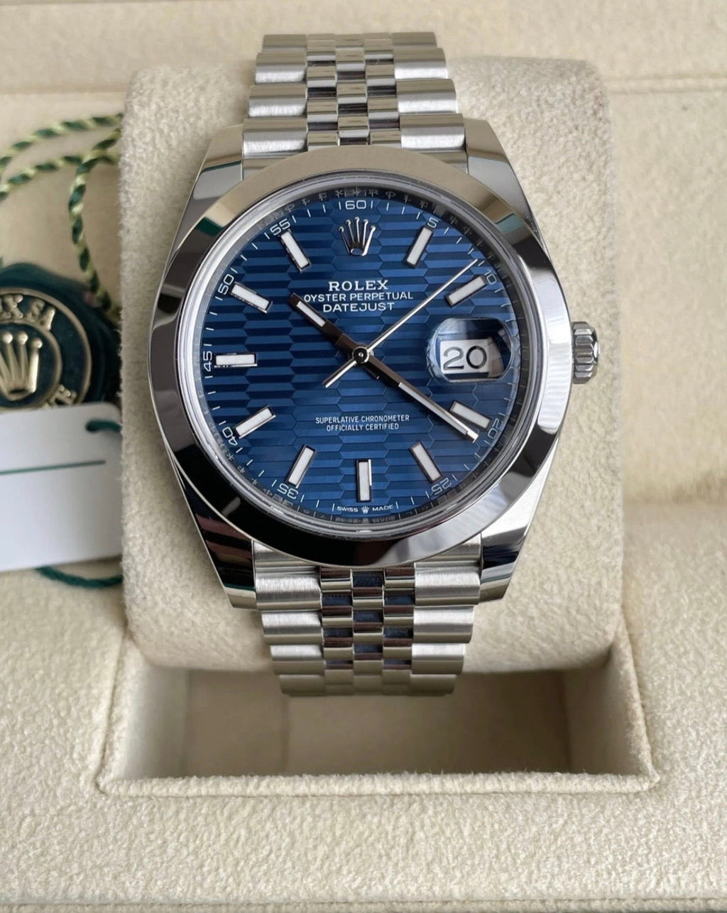 ROLEX DATEJUST JUBILÈE BLUE DIAL