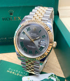 ROLEX DATEJUST JUBILÈE WIMBLEDON ACCIAIO E ORO GIALLO
