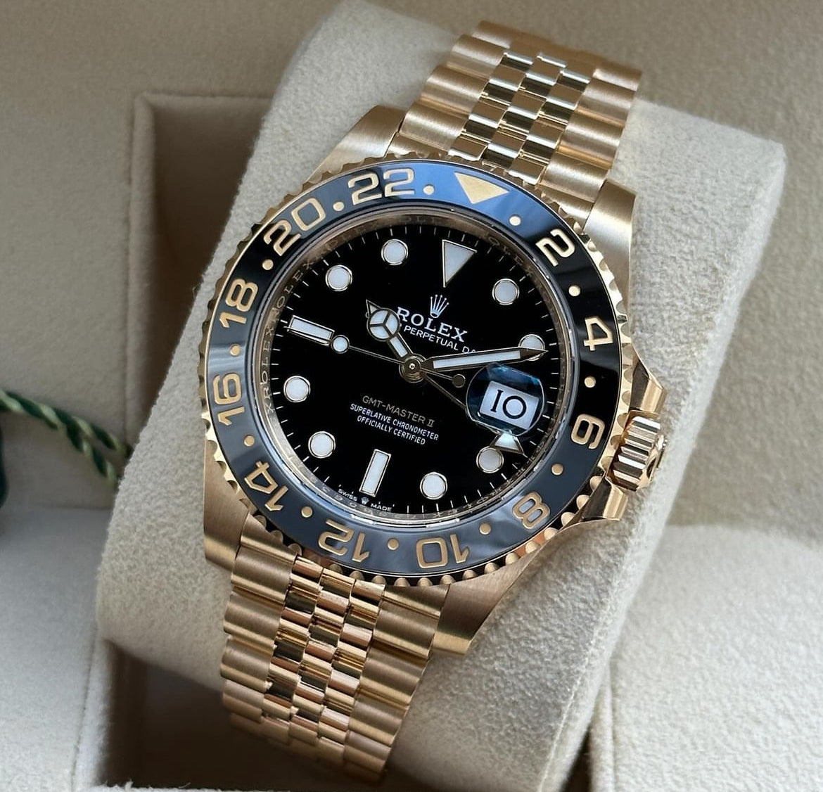 ROLEX GMT MASTER II JUBILEE ORO