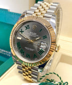 ROLEX DATEJUST JUBILÈE WIMBLEDON ACCIAIO E ORO GIALLO