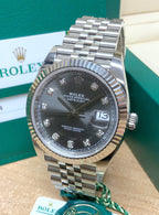 ROLEX DATEJUST JUBILÉE GRIGIO RODIO DIAMOND