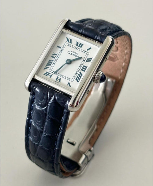 CARTIER MUST TANK BLU