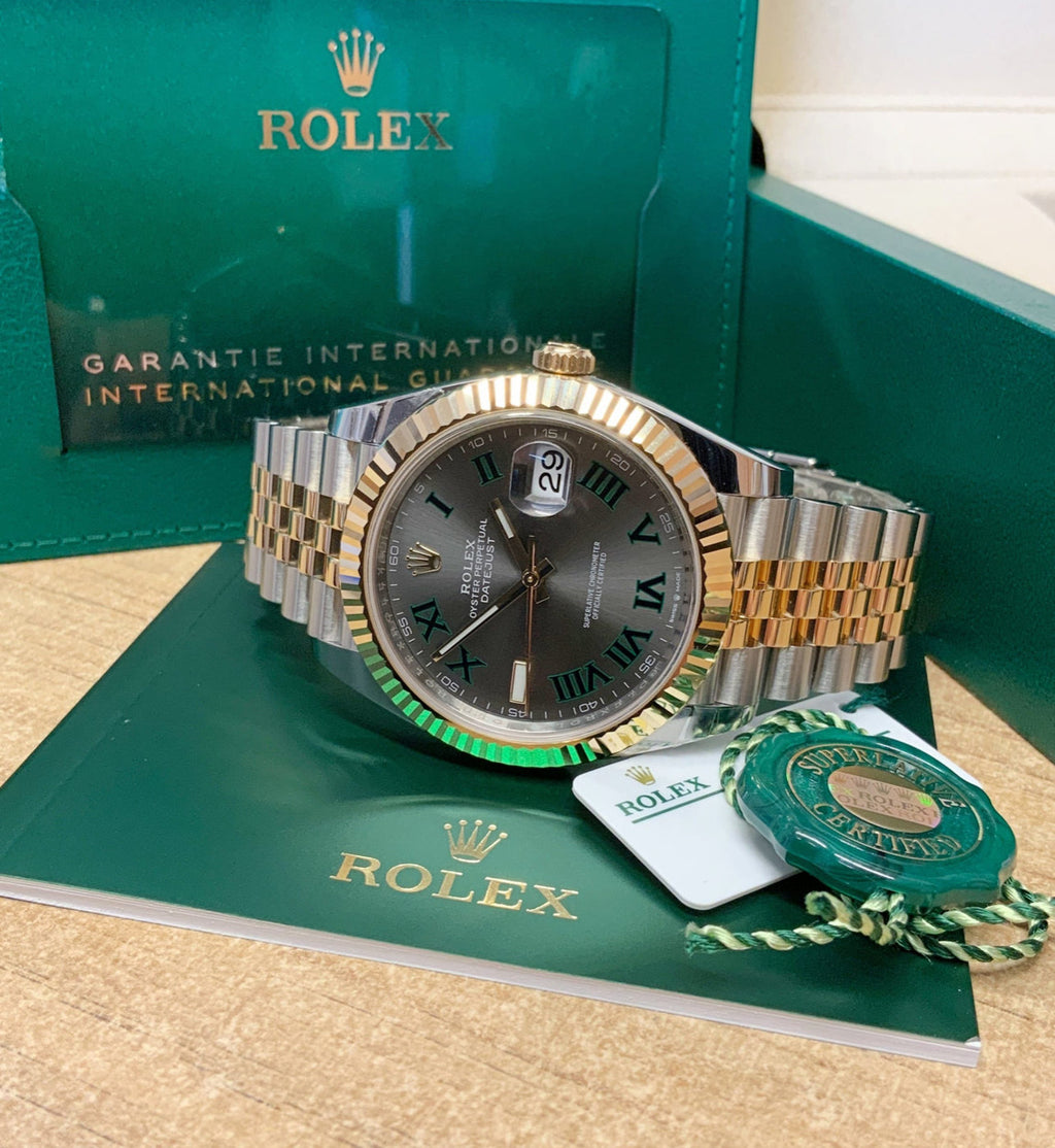 ROLEX DATEJUST JUBILÈE WIMBLEDON ACCIAIO E ORO GIALLO