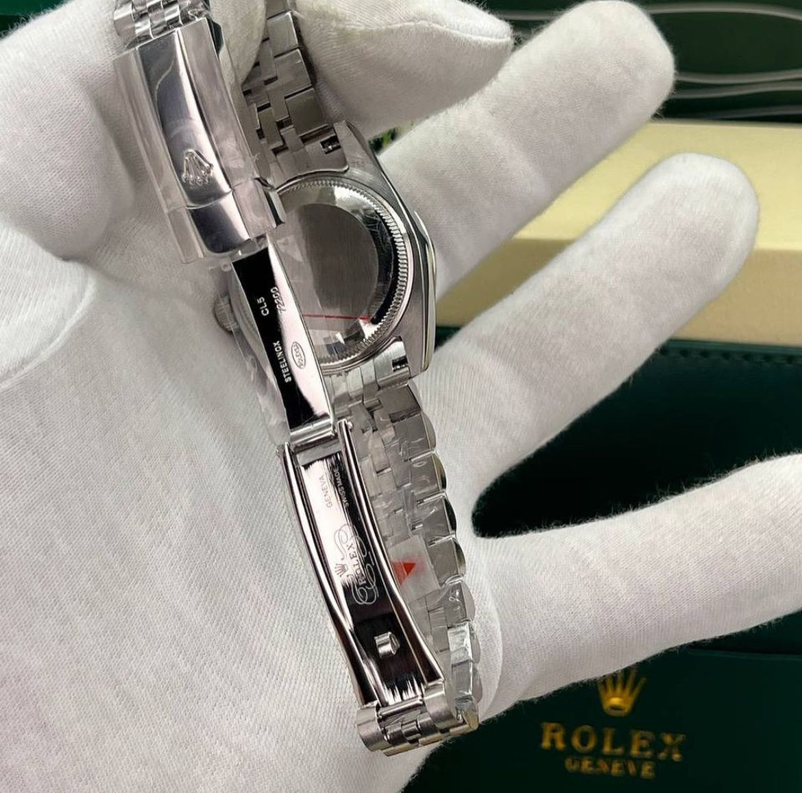 ROLEX DATEJUST JUBILÈE MADRE PERLA