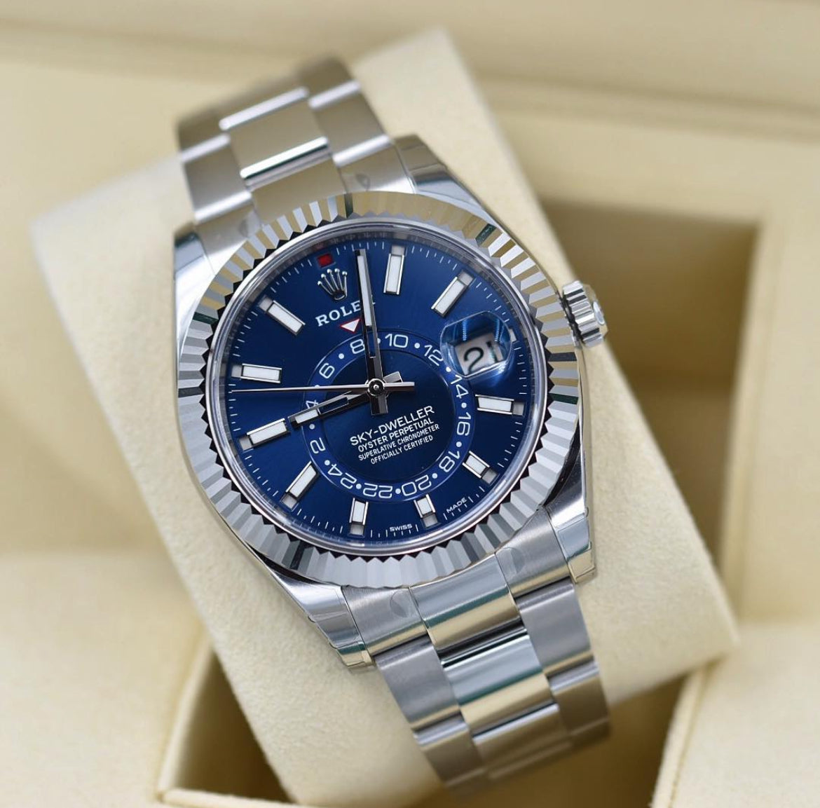 ROLEX SKY DWELLER BLU