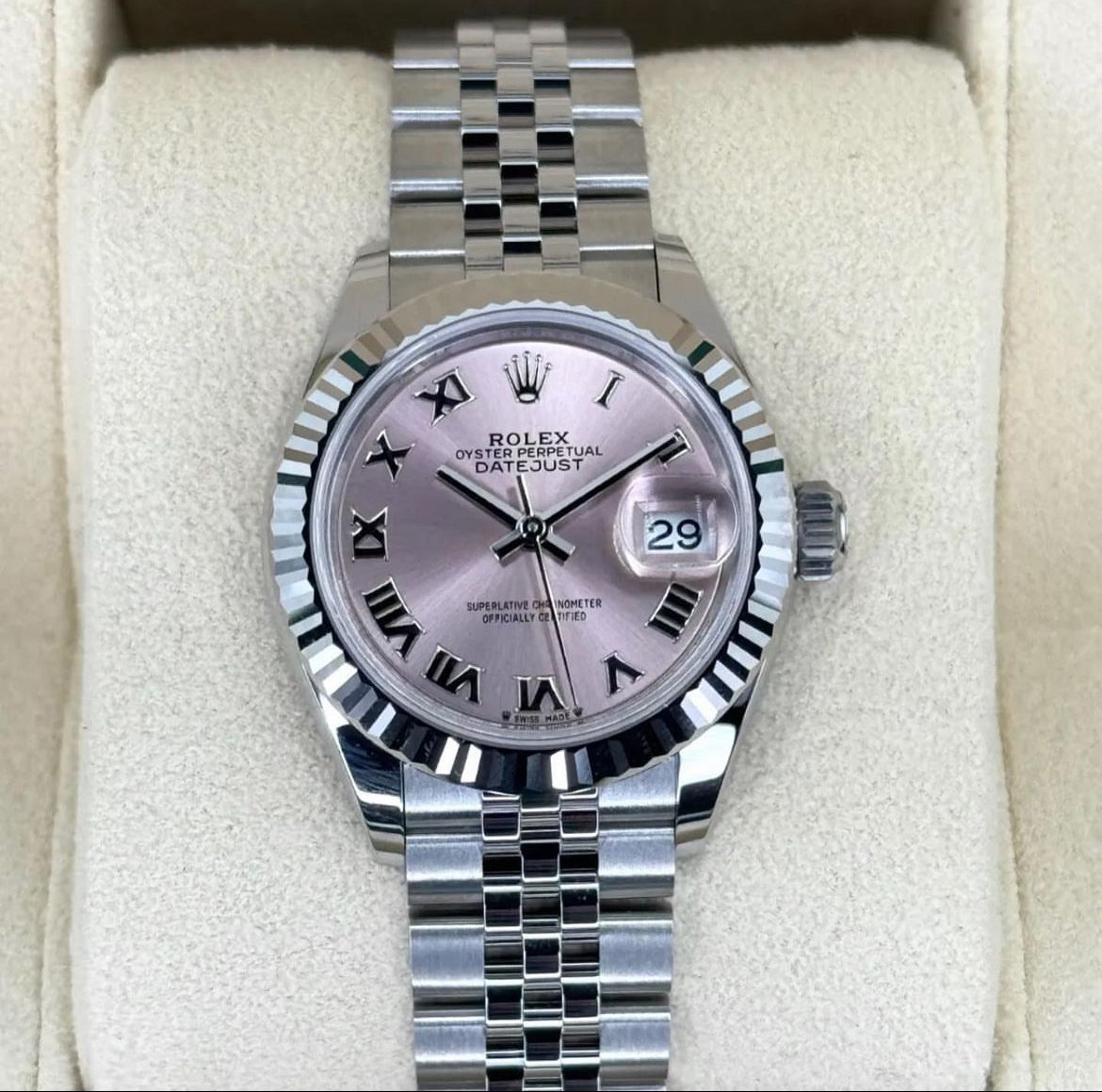 ROLEX DATEJUST JUBILÈE ROSA ROMAN
