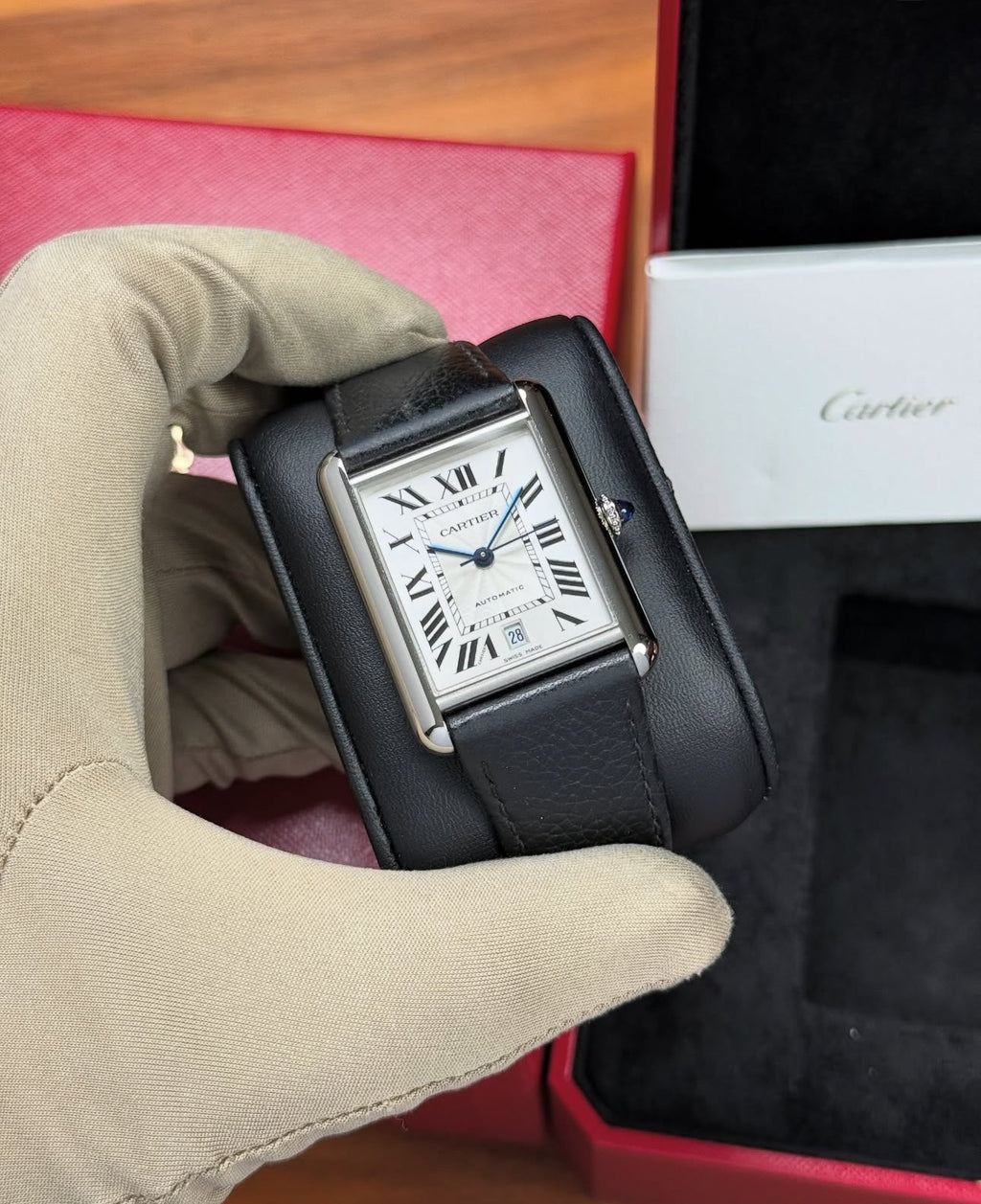 CARTIER MUST TANK BLACK