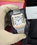 CARTIER SANTOS STEEL/GOLD UOMO