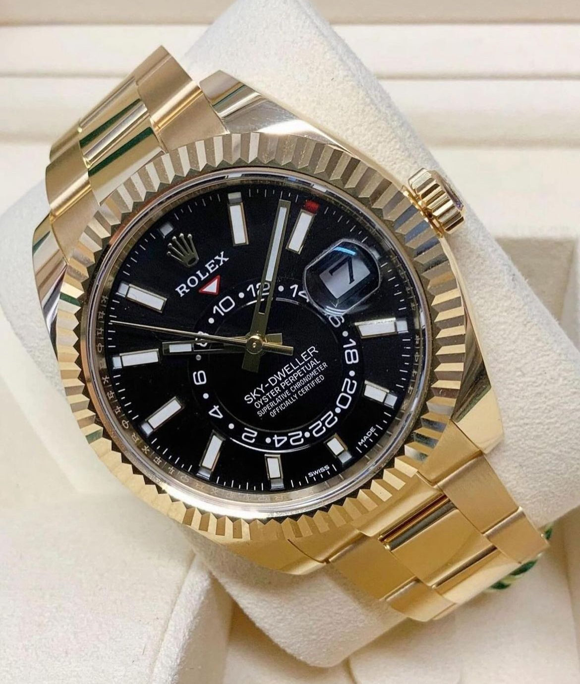 ROLEX SKY DWELLER ORO QUADRANTE NERO