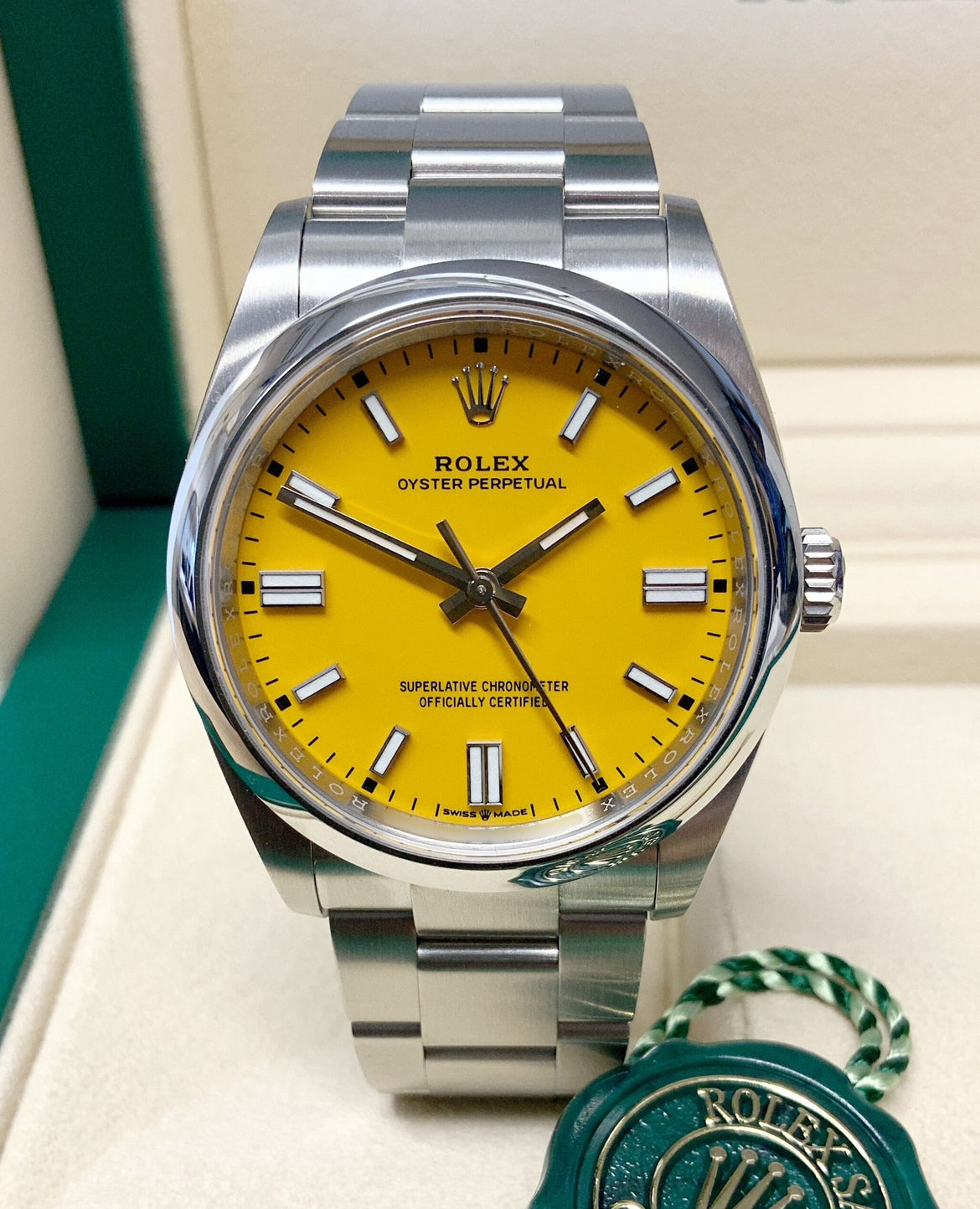 ROLEX OYSTER PERPETUAL GIALLO