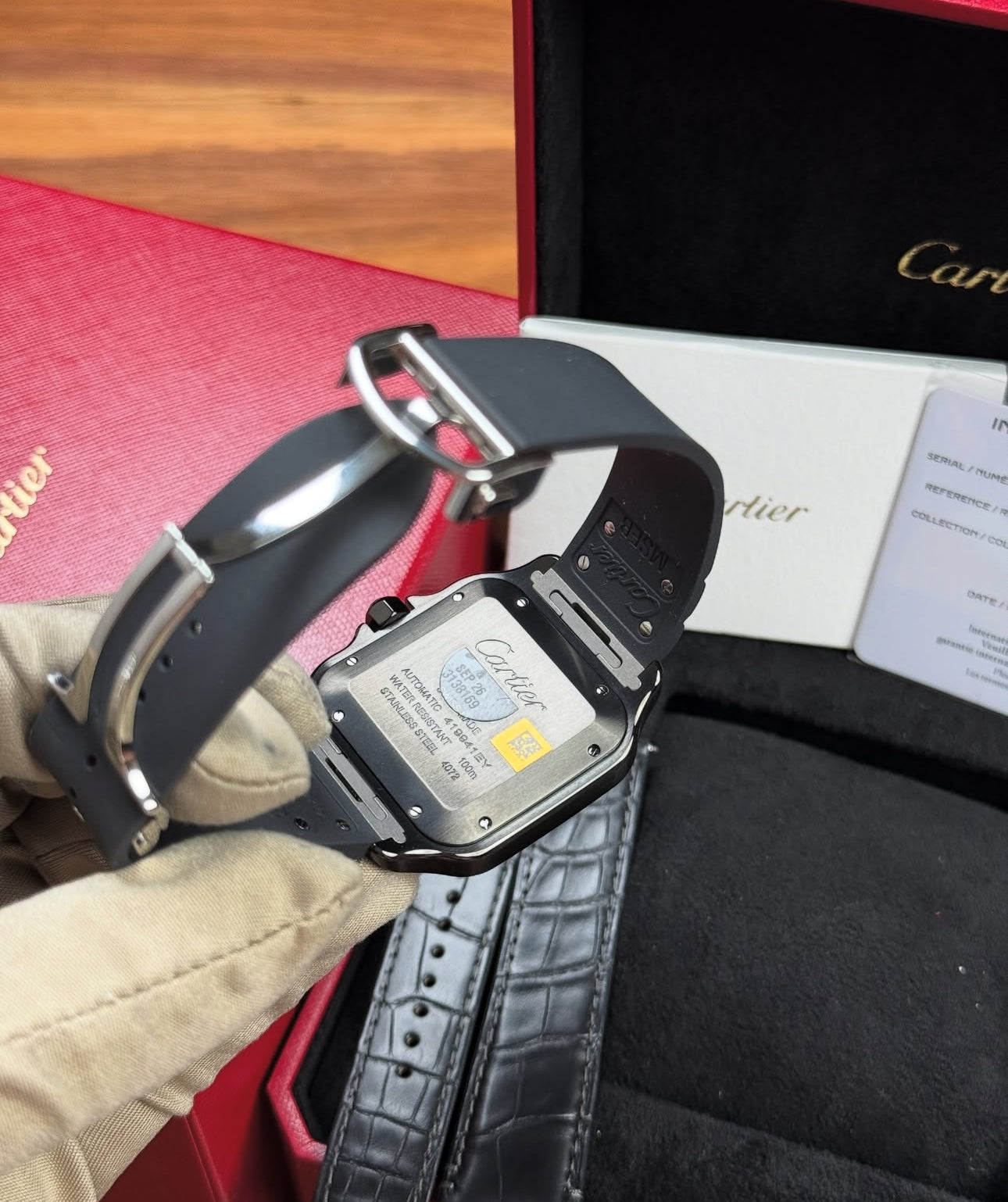 CARTIER SANTOS BLACK