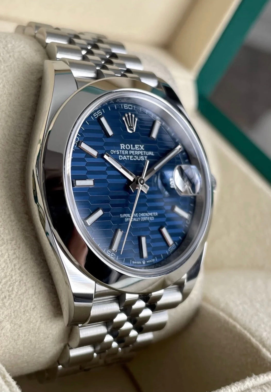 ROLEX DATEJUST JUBILÈE BLUE DIAL