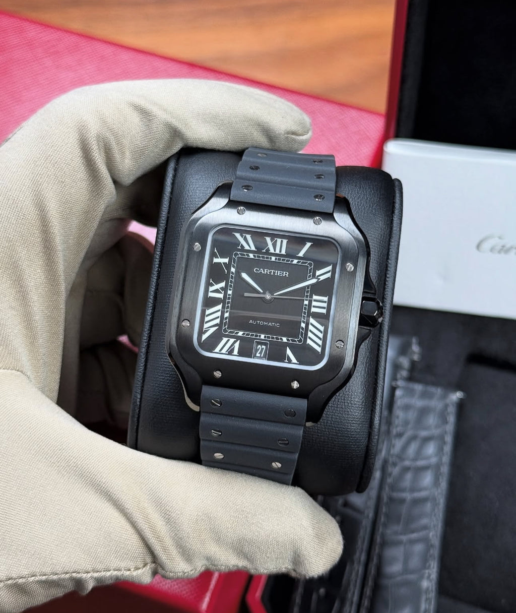 CARTIER SANTOS BLACK