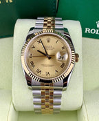ROLEX DATEJUST JUBILÈE ORO ROMAN