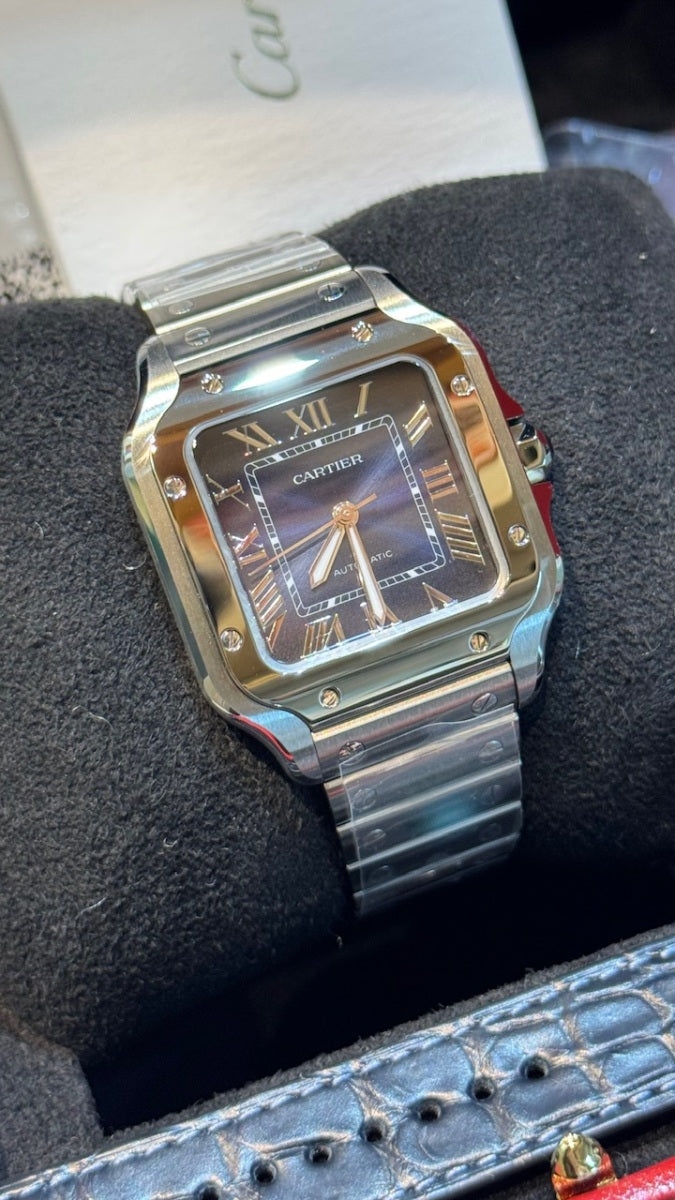 CARTIER SANTOS BLU DIAL