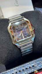 CARTIER SANTOS BLU DIAL