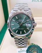 ROLEX DATEJUST JUBILÉE MINT GREEN