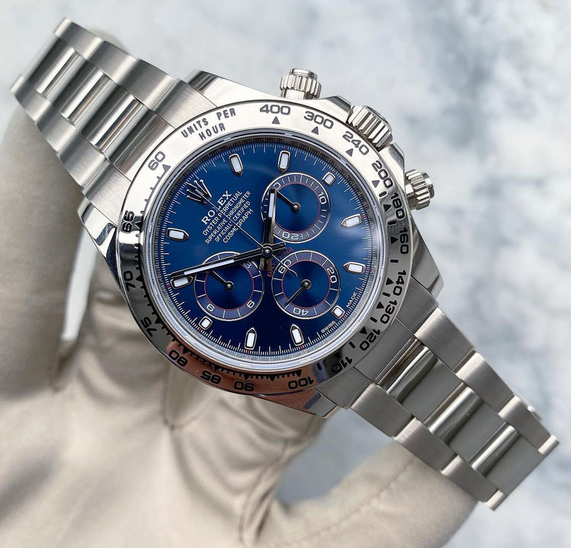 ROLEX DAYTONA BLU DIAL