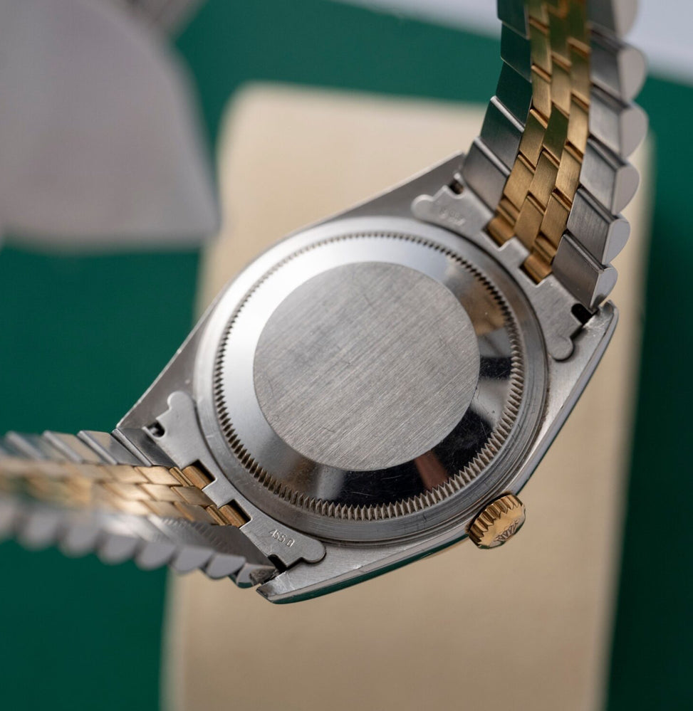 ROLEX DATEJUST JUBILÉE ORO & BLU DIAMOND