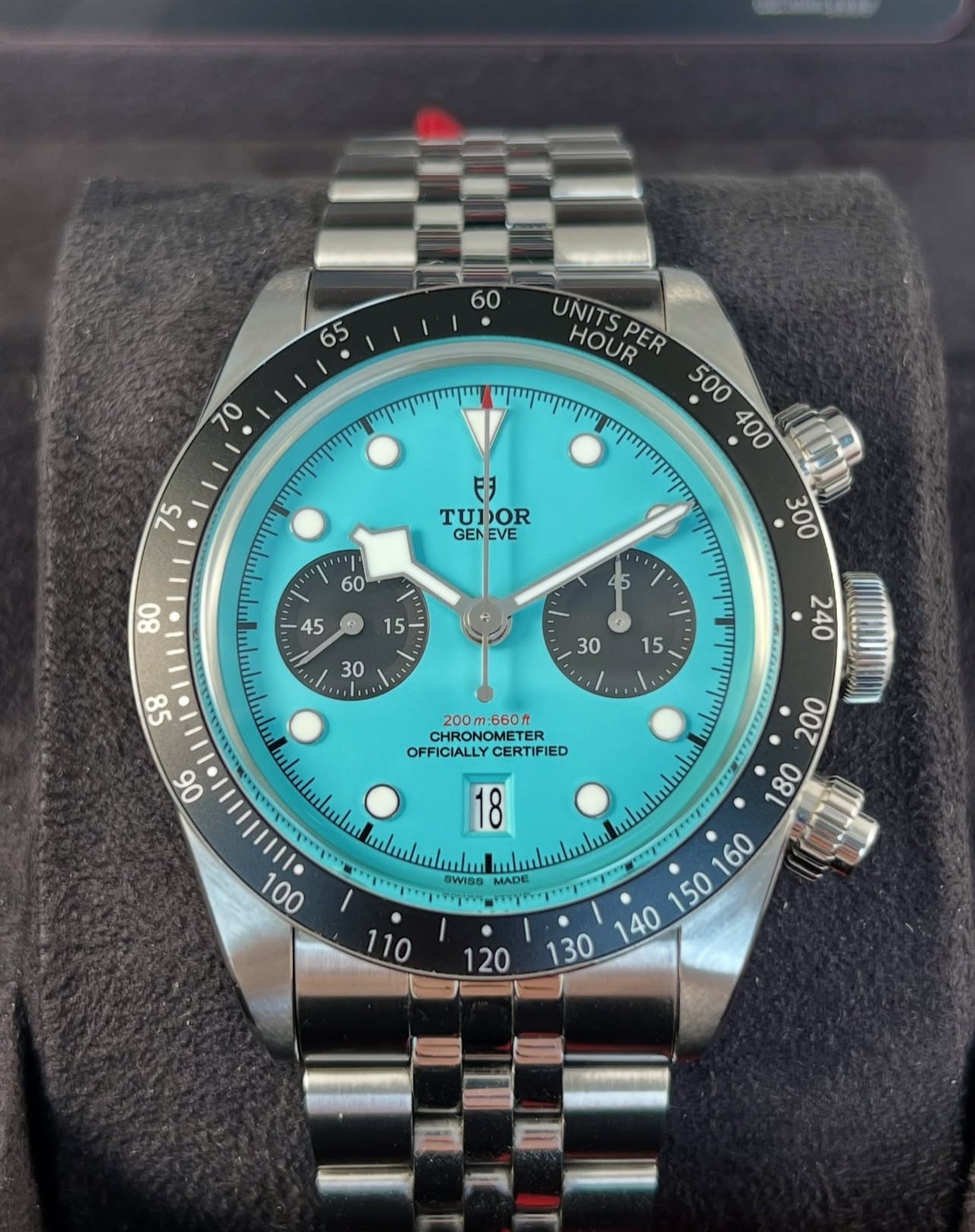 TUDOR BLACK BAY FLAMINGO BLU