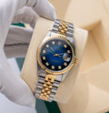ROLEX DATEJUST JUBILÉE ORO & BLU DIAMOND