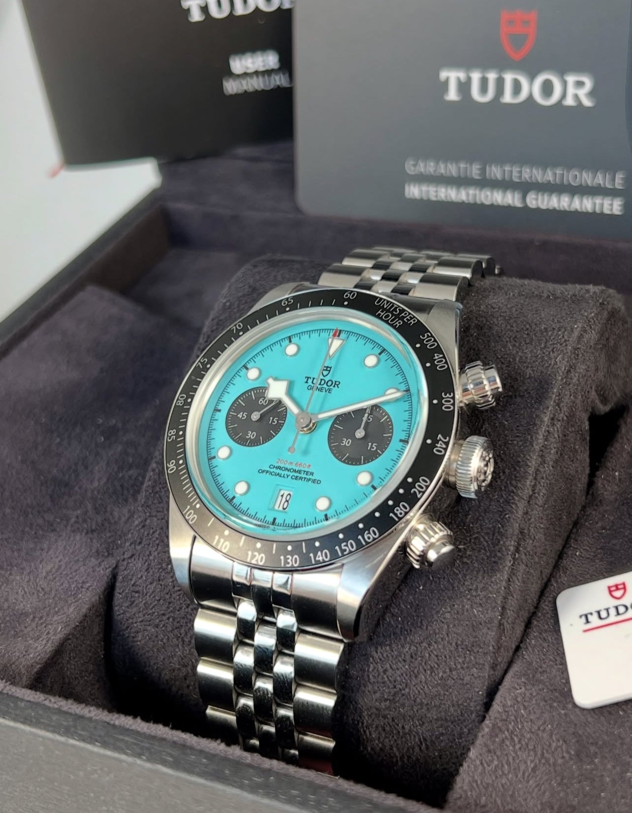 TUDOR BLACK BAY FLAMINGO BLU