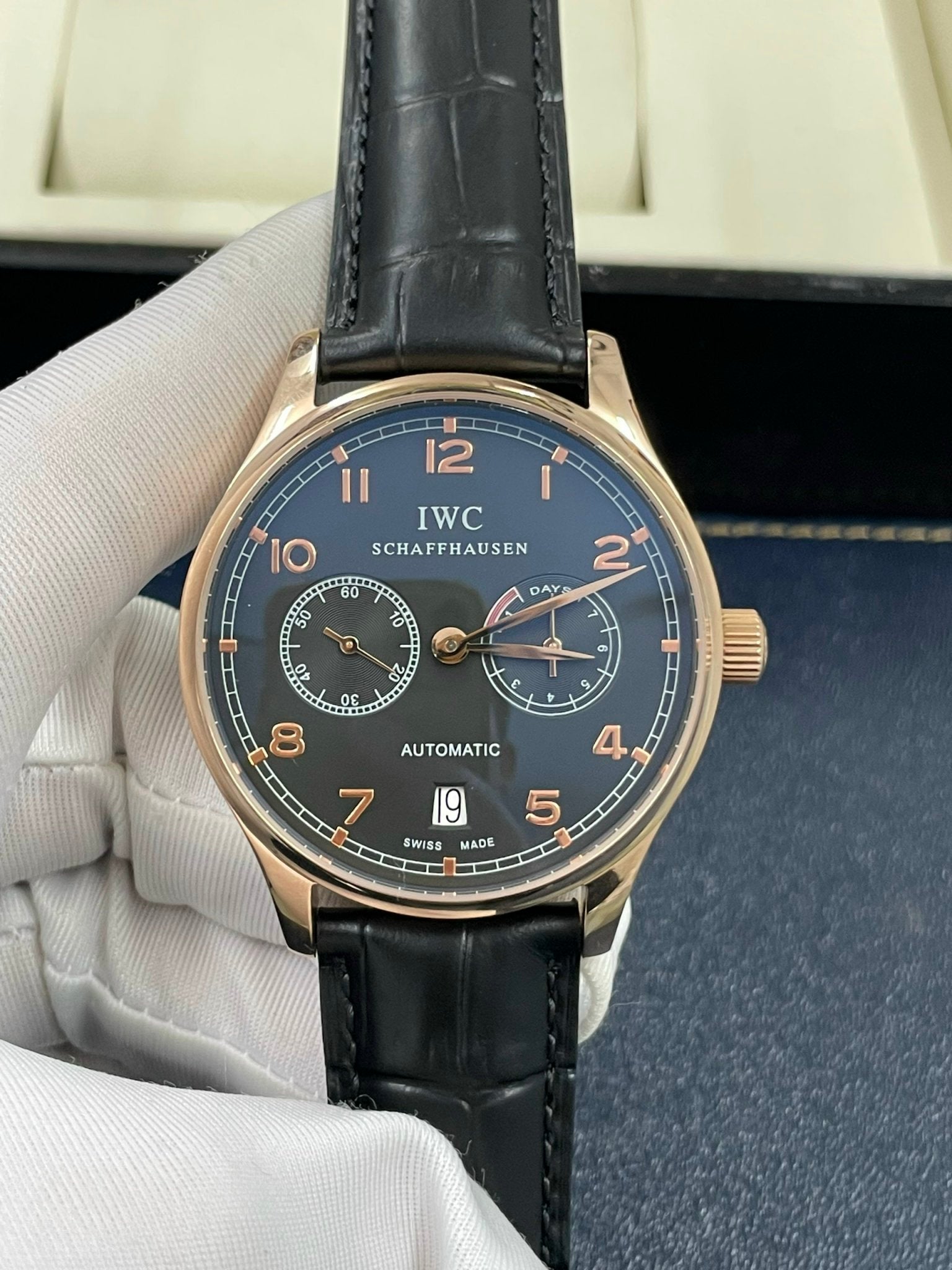 IWC Schaffausen Portugieser Rosé Gold