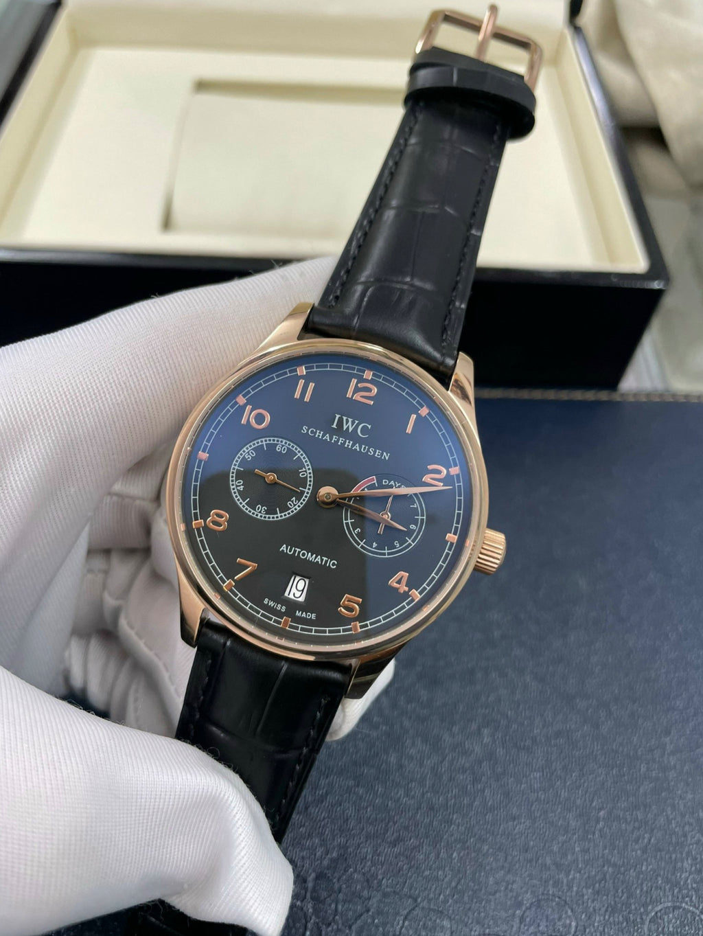IWC Schaffausen Portugieser Rosé Gold