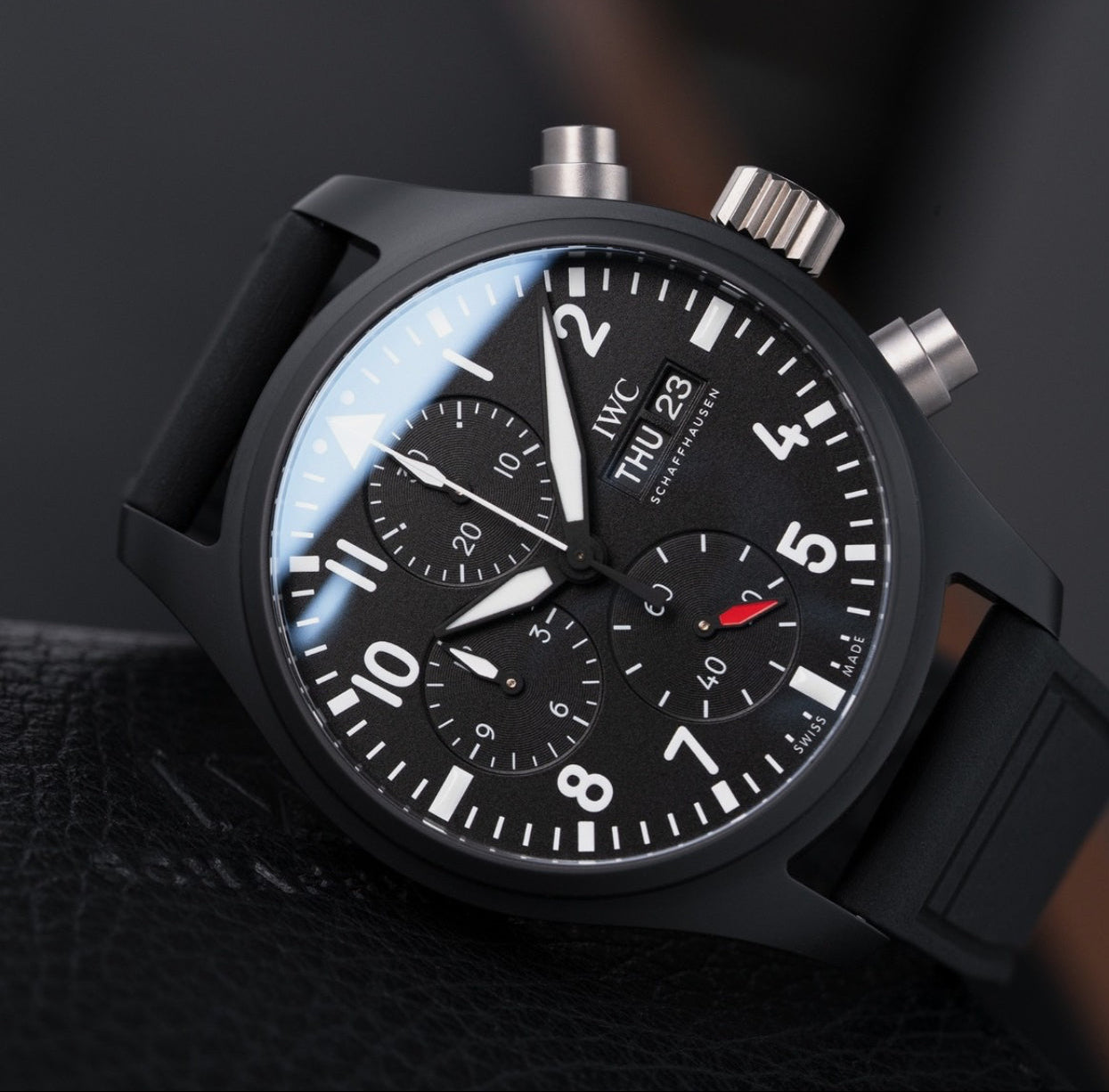 IWC Pilot 41 Top Gun Chronograph Black Ceramic