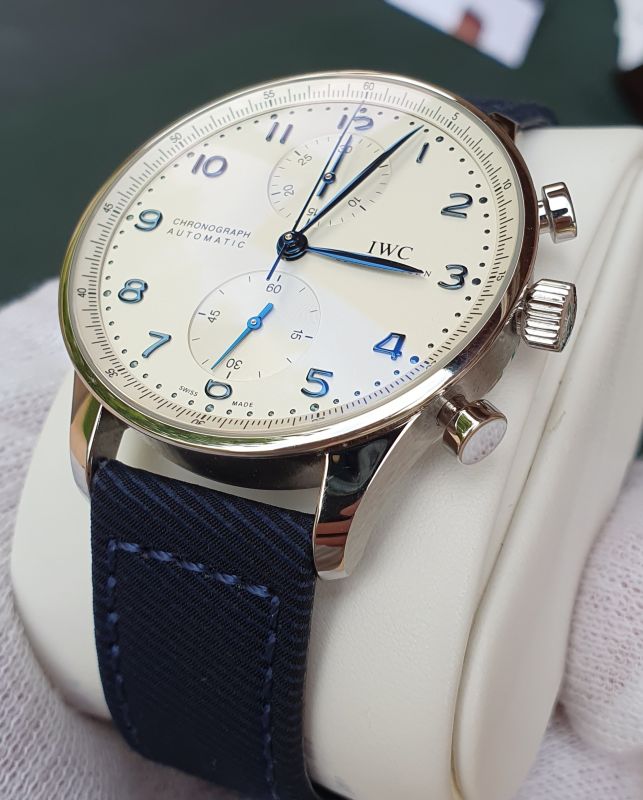 IWC Schaffausen Portugieser Blu Leather