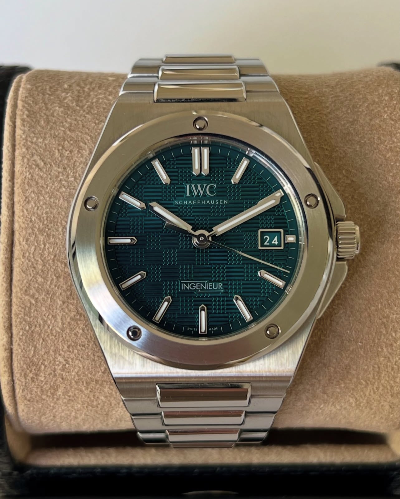 IWC INGENIEUR Automatic 40mm Olive Green Dial