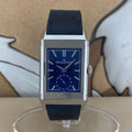 JAEGER Le-COULTRE REVERSO TRIBUTE MONOFACE BLU