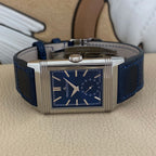 JAEGER Le-COULTRE REVERSO TRIBUTE MONOFACE BLU