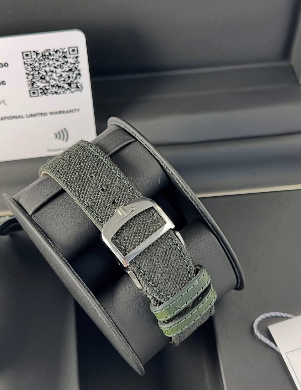 JAEGER LeCOULTRE REVERSO TRIBUTE MONOFACE GREEN