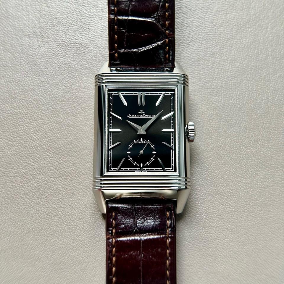 JAEGER-LeCOULTRE REVERSO TRIBUTE MONOFACE BLACK
