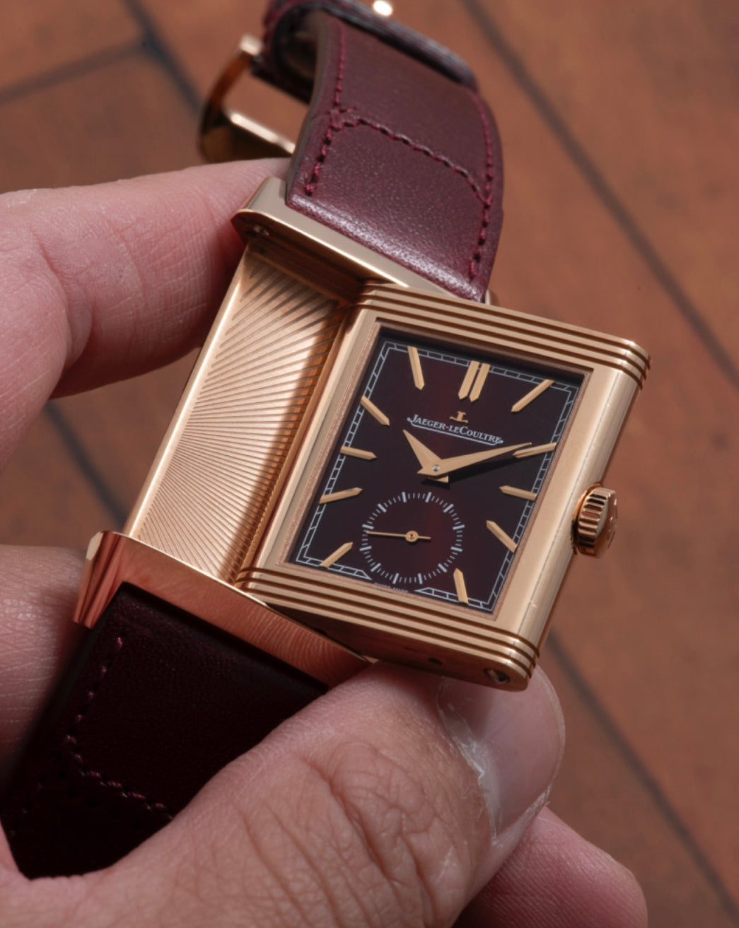 Jaeger-LeCoultre Reverso Duoface Brown Rosè Gold