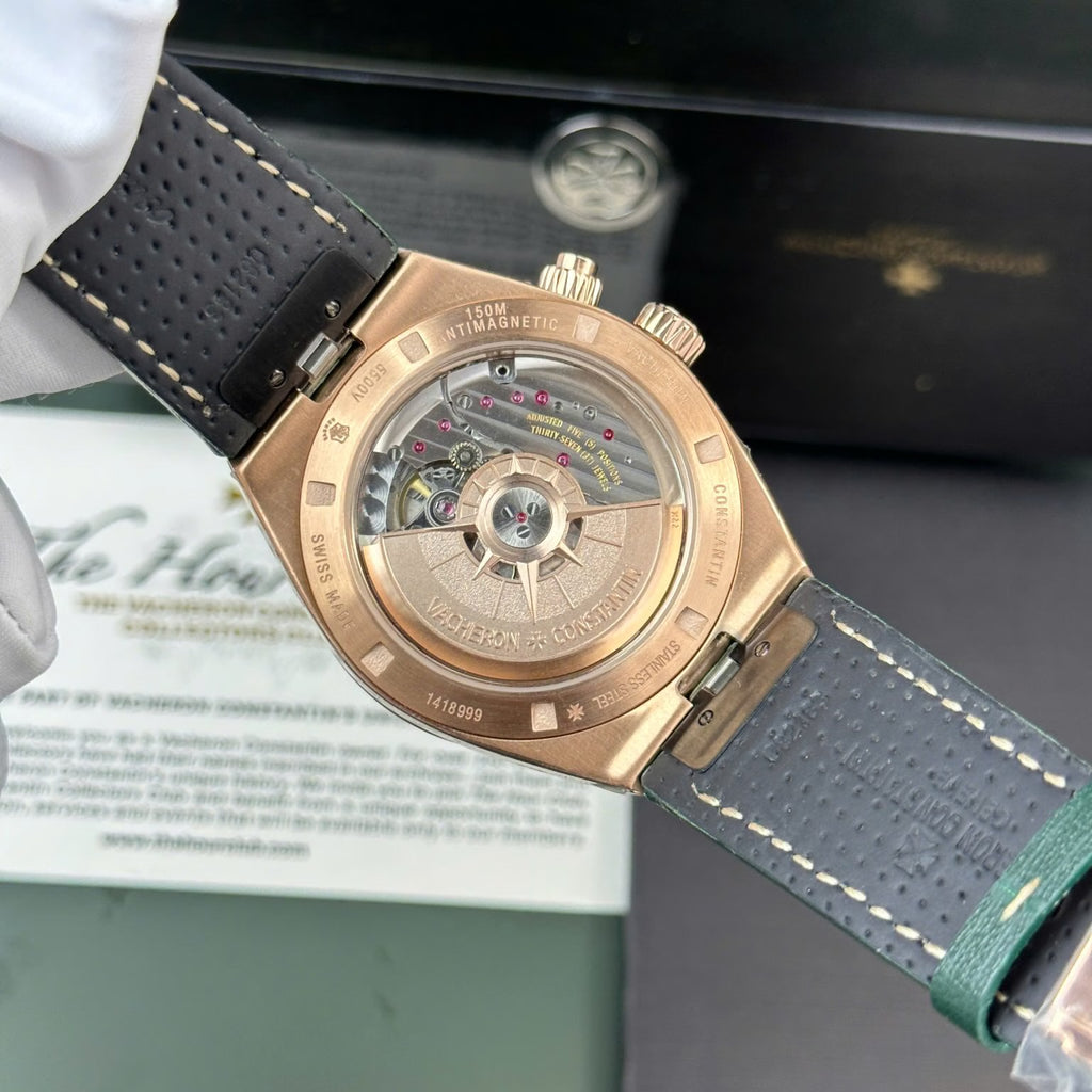 Vacheron CONSTANTIN OVERSEAS DUAL TIME 7900V ROSE GOLD & GREEN DIAL