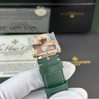 Vacheron CONSTANTIN OVERSEAS DUAL TIME 7900V ROSE GOLD & GREEN DIAL