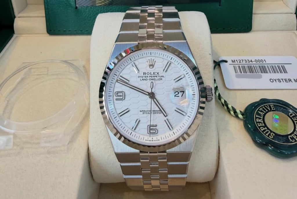 ROLEX LAND DWELLER WHITE DIAL