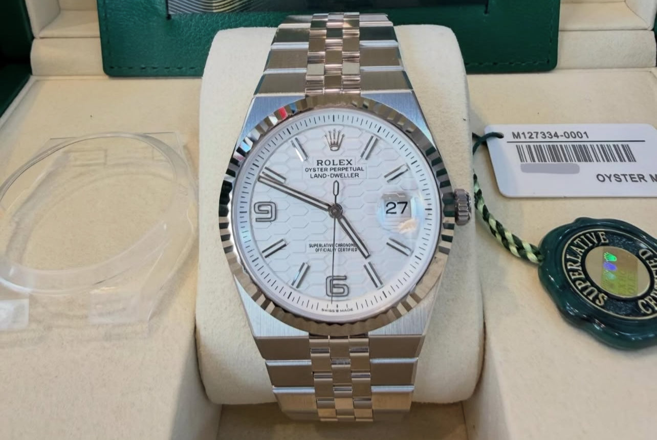 ROLEX LAND DWELLER WHITE DIAL
