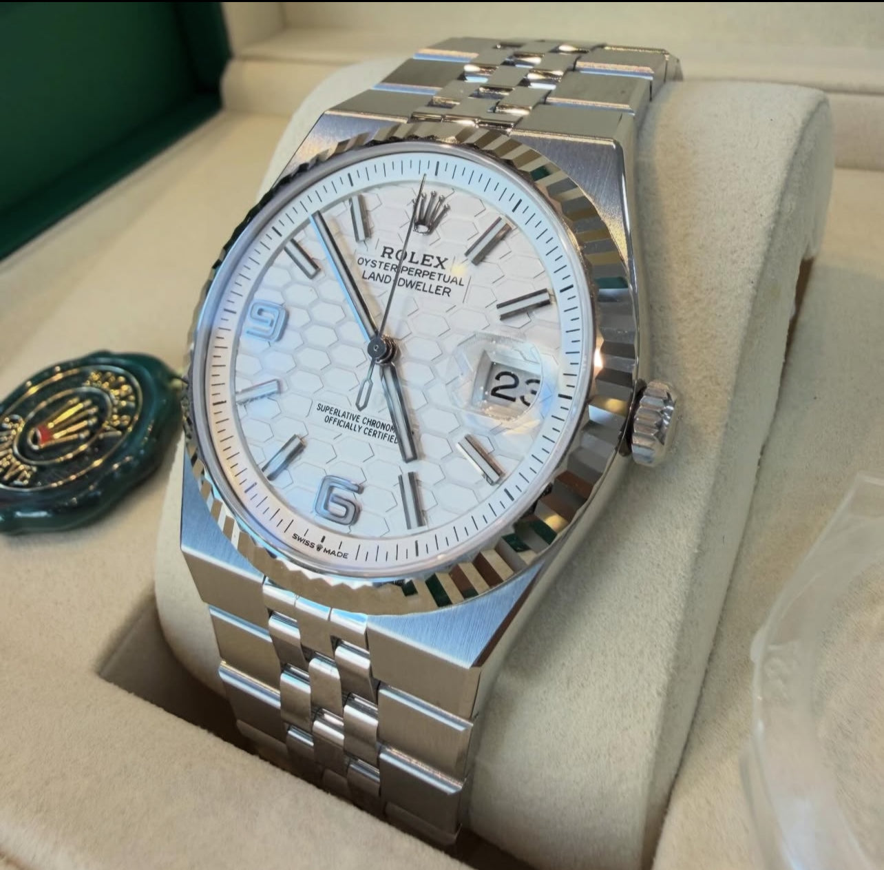 ROLEX LAND DWELLER WHITE DIAL
