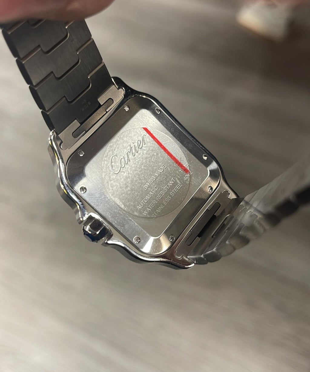 CARTIER SANTOS BLU DIAL