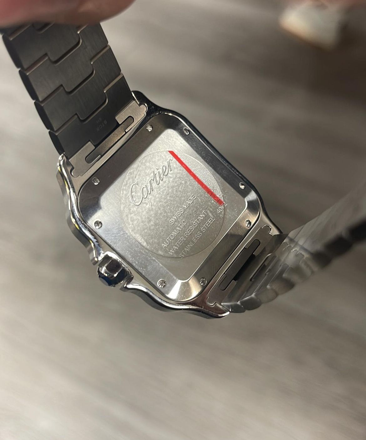 CARTIER SANTOS BLU DIAL