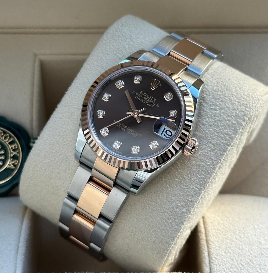 ROLEX DATEJUST OYSTER CHOCOLATE ORO ROSA