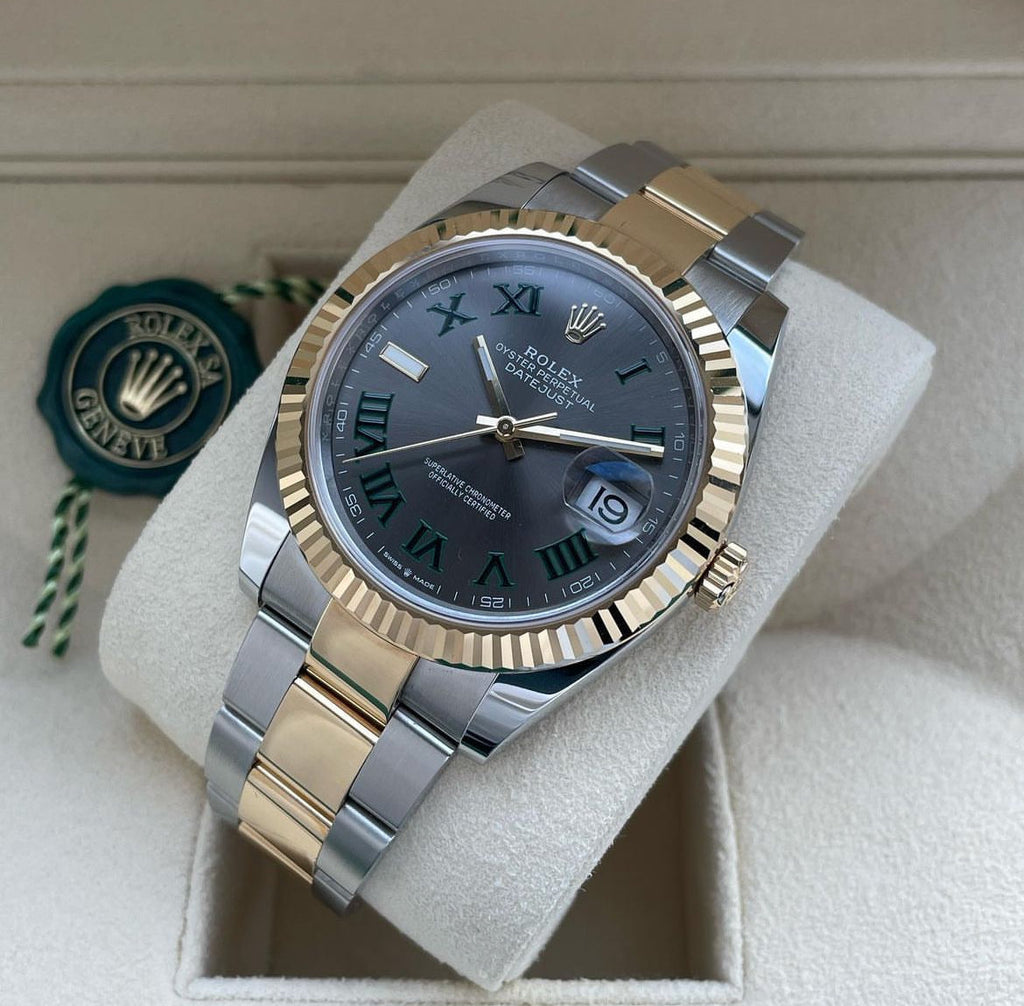 ROLEX DATEJUST OYSTER WIMBLEDON ORO GIALLO