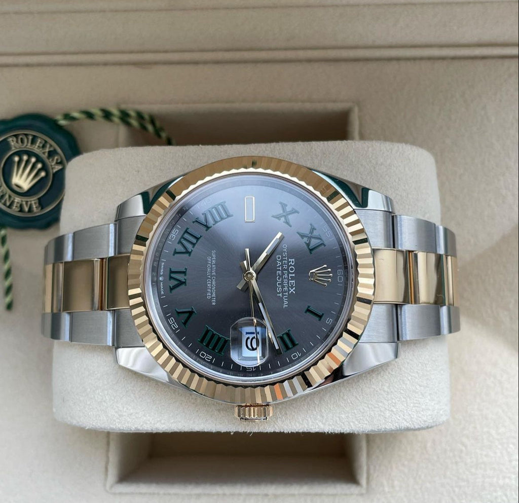 ROLEX DATEJUST OYSTER WIMBLEDON ORO GIALLO